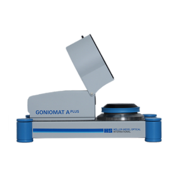 Goniomètre automatique - GONIOMAT A Moller Webel Optical