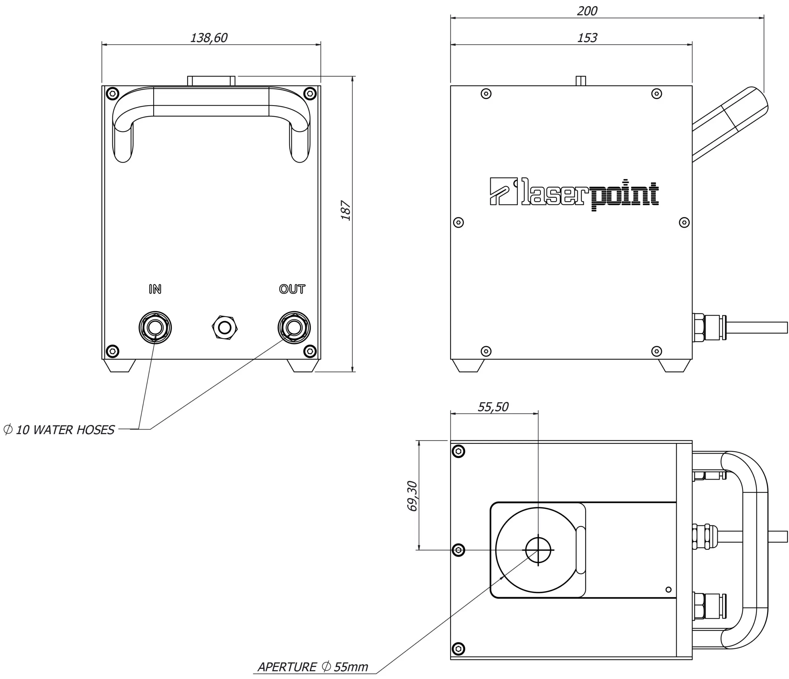 calorimètre laser puissance 12kw Laserpoint